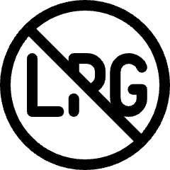 No Lpg Icon from Ultimate Regular Set