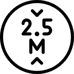 Road Sign 2.5m High Icon from Ultimate Light Set