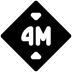 Road Sign 4 M High 1 Icon from Ultimate Bold Set