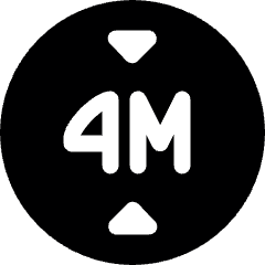 Road Sign 4 M High Icon from Ultimate Bold Set