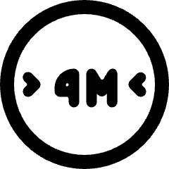 Road Sign 4 M Wide Alternate Icon from Ultimate Bold Set