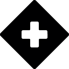 Road Sign Crossroad 2 Icon from Ultimate Bold Set