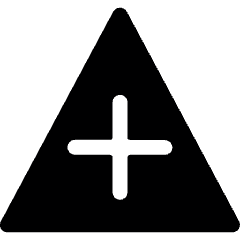 Road Sign Crossroad Icon from Ultimate Bold Set