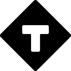 Road Sign Deadend 1 Icon from Ultimate Bold Set