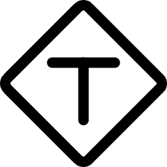 Road Sign Deadend Icon from Ultimate Regular Set