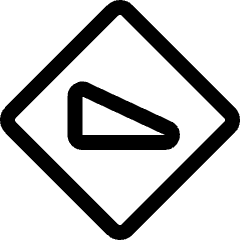 Road Sign Hill Icon from Ultimate Regular Set