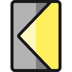 Road Sign Left Arrow Icon from Ultimate Colors Set