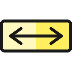 Road Sign Look Both Ways Icon from Ultimate Colors Set