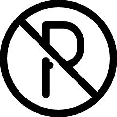 Road Sign No Parking Allowed Icon from Ultimate Regular Set