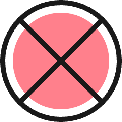 Road Sign No Parking Icon from Ultimate Colors Set