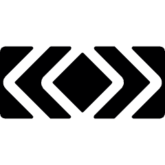 Road Sign Obstruction Horizontal Icon from Ultimate Bold Set