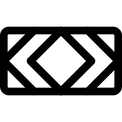 Road Sign Obstruction Horizontal Icon from Ultimate Regular Set