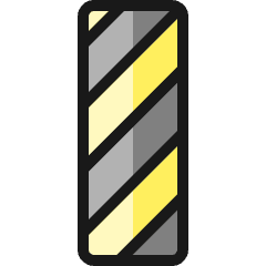 Road Sign Obstruction Icon from Ultimate Colors Set