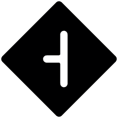 Road Sign Right Turn Icon from Ultimate Bold Set