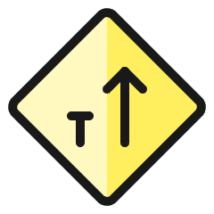 Road Sign Traffic Right Icon from Ultimate Colors Set
