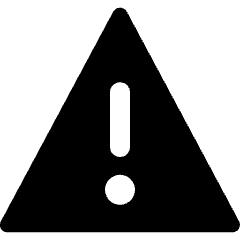Road Sign Warning Icon from Ultimate Bold Set