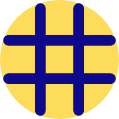 Sign Hashtag Straight Icon from Core Pop Set
