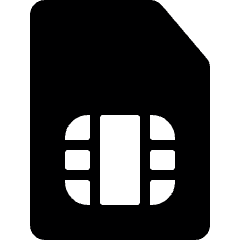 Sim Card 2 Icon from Ultimate Bold Set
