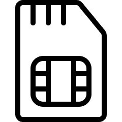 Sim Card 2 Icon from Ultimate Light Set
