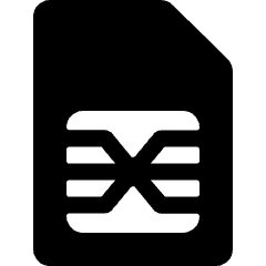 Sim Card Icon from Ultimate Bold Set