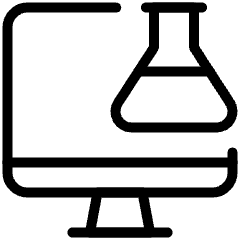 Study Simulation Learning Chemistry Icon from Ultimate Light Set