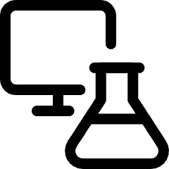 Study Simulation Learning Chemistry Icon from Ultimate Regular Set