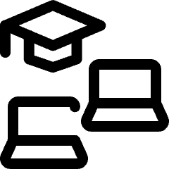 Study Virtual Classroom 1 Icon from Ultimate Regular Set