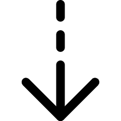 Arrow Dashed Cool Down Icon from Core Line Set