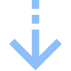 Arrow Dashed Cool Down Icon from Sharp Flat Set