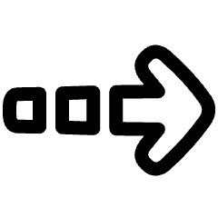 Arrow Dashed Right Icon from Plump Line Set