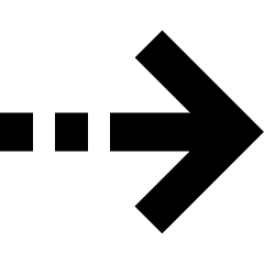 Arrow Dashed Right Icon from Sharp Remix Set