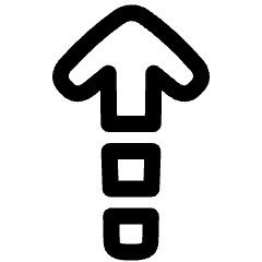 Arrow Dashed Warm Up Icon from Plump Line Set