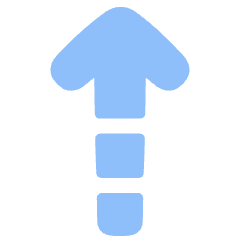 Arrow Dashed Warm Up Icon from Plump Flat Set