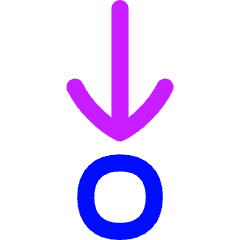 Arrows Step Into Icon from Flex Neon Set