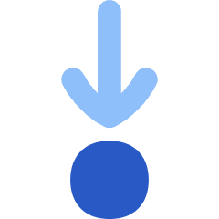 Arrows Step Into Icon from Flex Flat Set