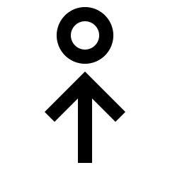 Arrows Step Out Icon from Sharp Line Set