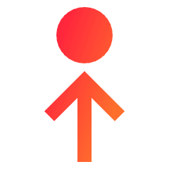 Arrows Step Out Icon from Sharp Gradient Set