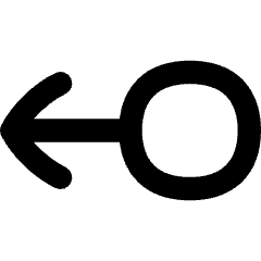 Arrows Swipe Left Alt Icon from Flex Remix Set