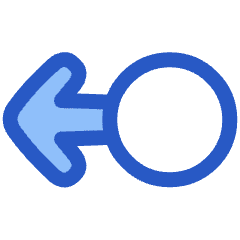 Arrows Swipe Left Alt Icon from Plump Duo Set