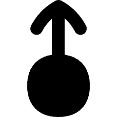 Arrows Swipe Up Alt Icon from Flex Solid Set