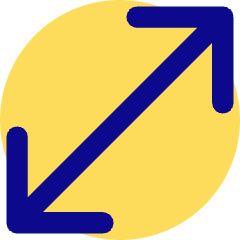 Diagonal Line Arrow 1 Icon from Core Pop Set