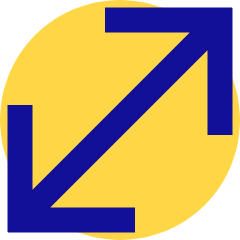 Diagonal Line Arrow 1 Icon from Sharp Pop Set
