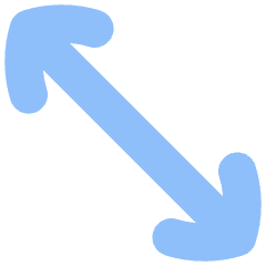 Diagonal Line Arrow 2 Icon from Flex Flat Set