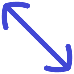 Diagonal Line Arrow 2 Icon from Flex Duo Set