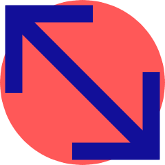Diagonal Line Arrow 2 Icon from Sharp Pop Set