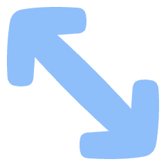 Diagonal Line Arrow 2 Icon from Plump Flat Set
