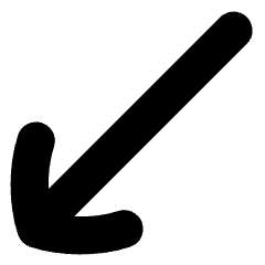 Diagonal Line Arrow Bottom Left Icon from Flex Solid Set