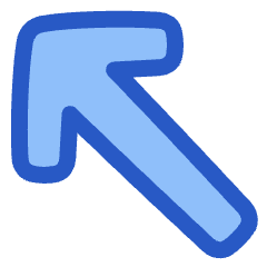 Diagonal Line Arrow Upper Left Icon from Plump Duo Set