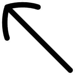 Diagonal Line Arrow Upper Left Icon from Flex Line Set