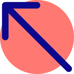 Diagonal Line Arrow Upper Left Icon from Core Pop Set